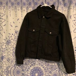 brandy melville kaylee black denim jacket